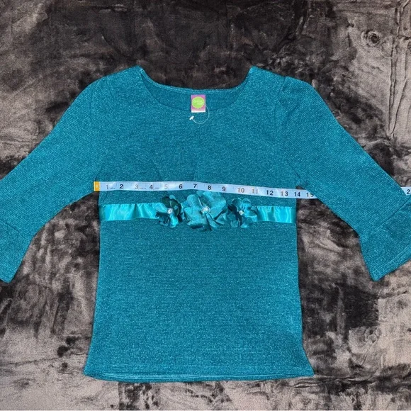 Dollie & Me Teal Dressy Outfit with Matching Doll Dress w/ DISCOUNTED SHIPPING - Picture 3 of 16